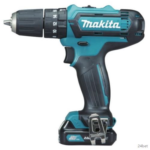 Máy khoan búa và vặn vít Makita dùng pin HP331DWAX8 12V Max