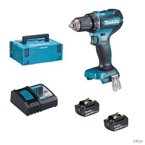 Máy khoan và vặn vít dùng pin Makita DDF485SFE (BL) (18V)