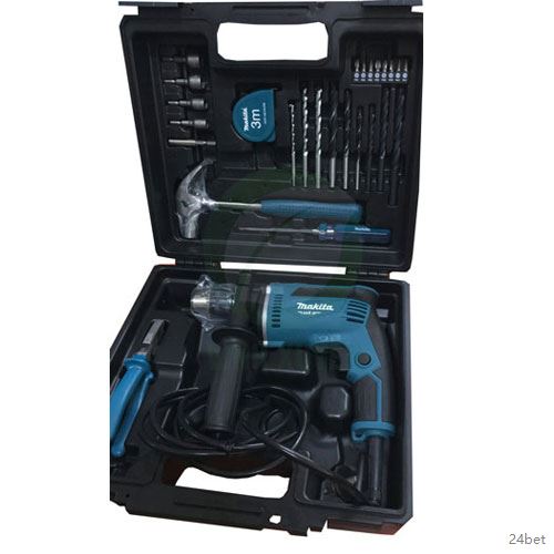 Máy khoan búa 26 phụ kiện Makita M8100KX2B 710W