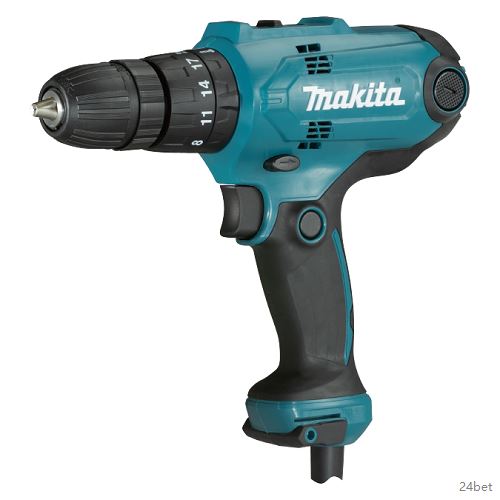 Máy khoan búa và vặn vít Makita (10mm) HP0300